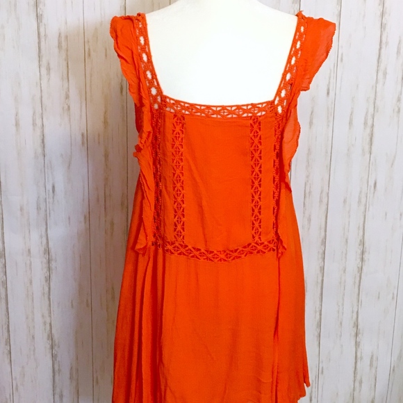 Free People Priscilla Ruffled Crochet-Trim Dress - Picture 3 of 8
